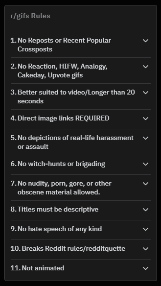 reddit rules for removing posts