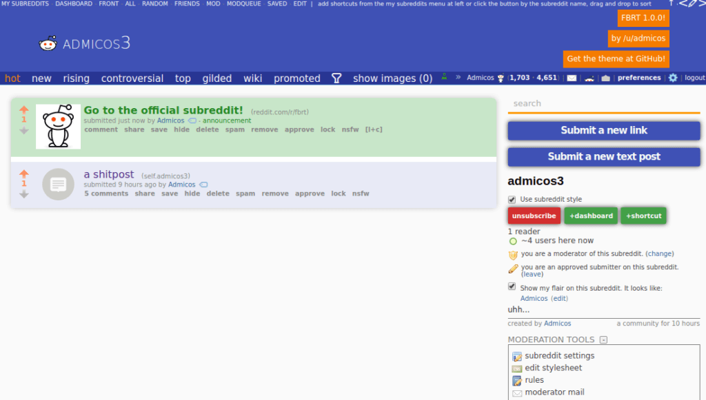 FBRT Theme Reddit